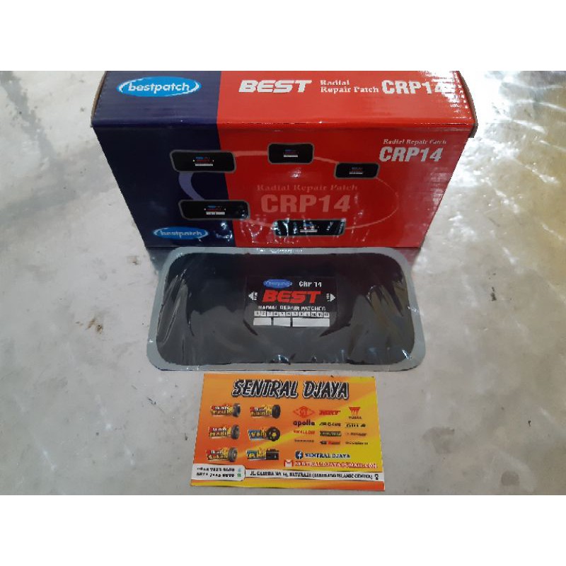Bestpatch CRP 14 - Karet Patch / Tiptop u Tambal Ban Luar