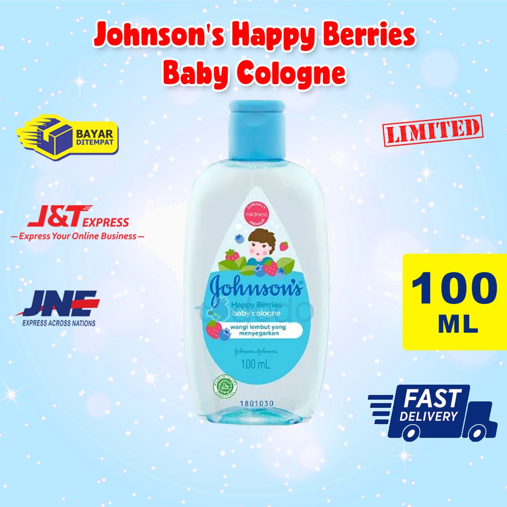 Johnson's Happy Berries Baby Cologne 100ml / Parfum Bayi