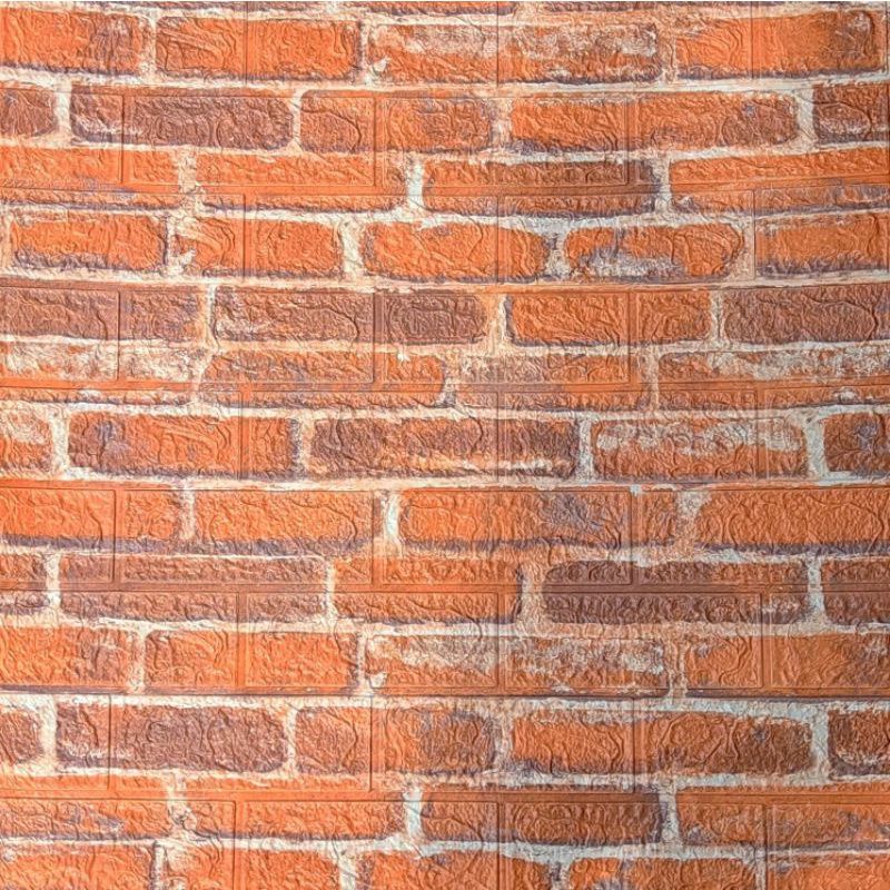Wallpaper 3D foam bata oren UK 70x77cm