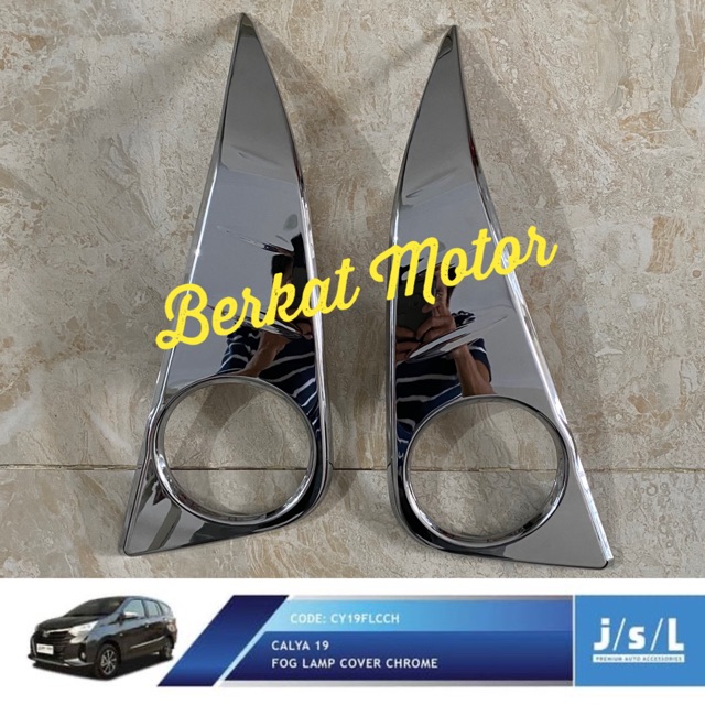 FOG LAMP COVER CHROME CALYA ring list foglamp krom 2019 VARIASI - BERKAT MOTOR