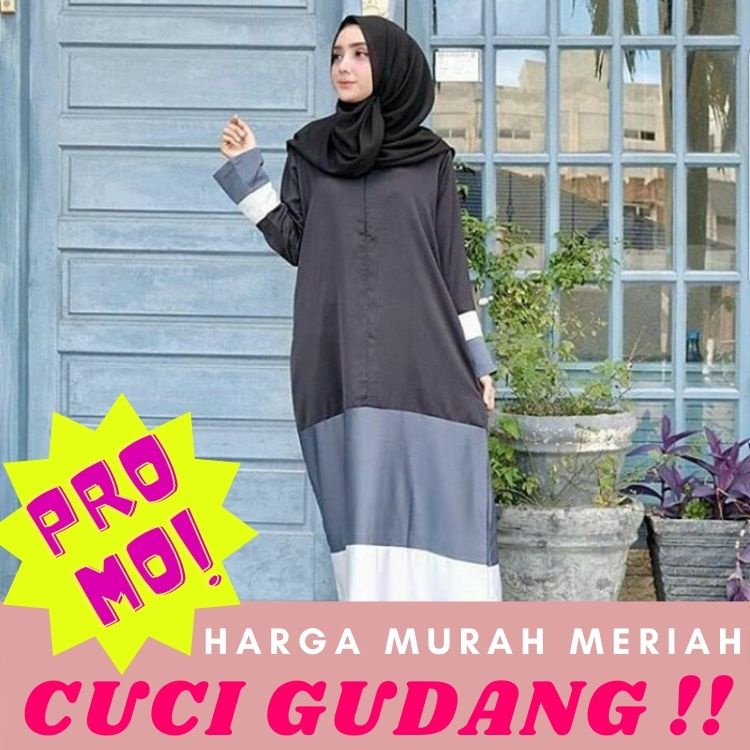 CUCI GUDANG  HARGA PROMO  ADISTIA DRESS  Baju Gamis Muslim Wanita  Gamis Muslimah Terbaru 2020 Gamis