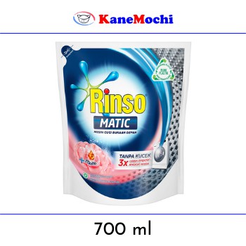 Rinso Matic + Molto Deterjen Cair Untuk Mesin Cuci Bukaan Depan 700ml