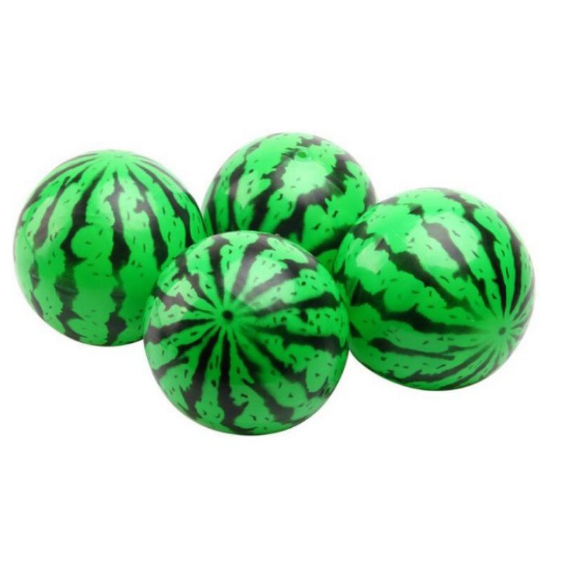 mainan bola karet buah semangka