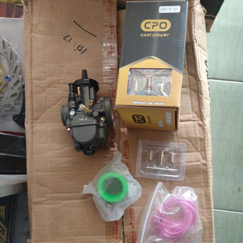 Karburator Karbu Pwk CPO NGO SUDCO 24 26 28 30 32 34 Black Series Hitam Easy-Cpo n30