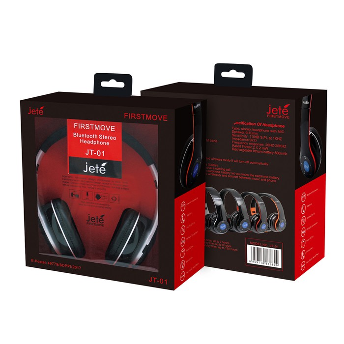 JETE HANDFREE BLUETOOTH FIRST MOVIE GARANSI RESMI JETE TERMURAH