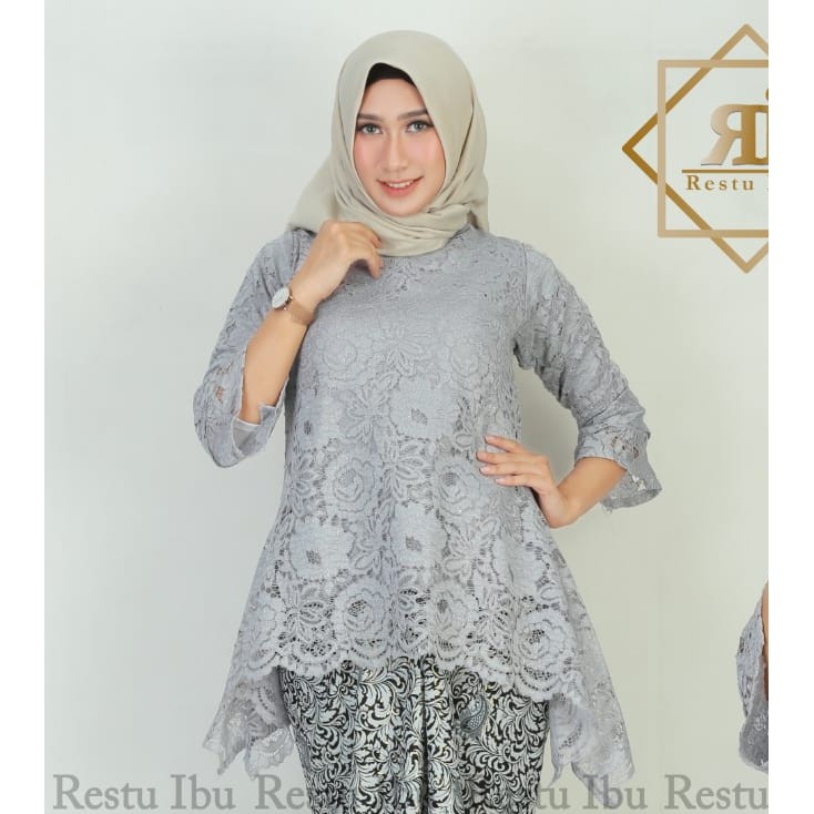 atasan kebaya brukat rinjani ternew