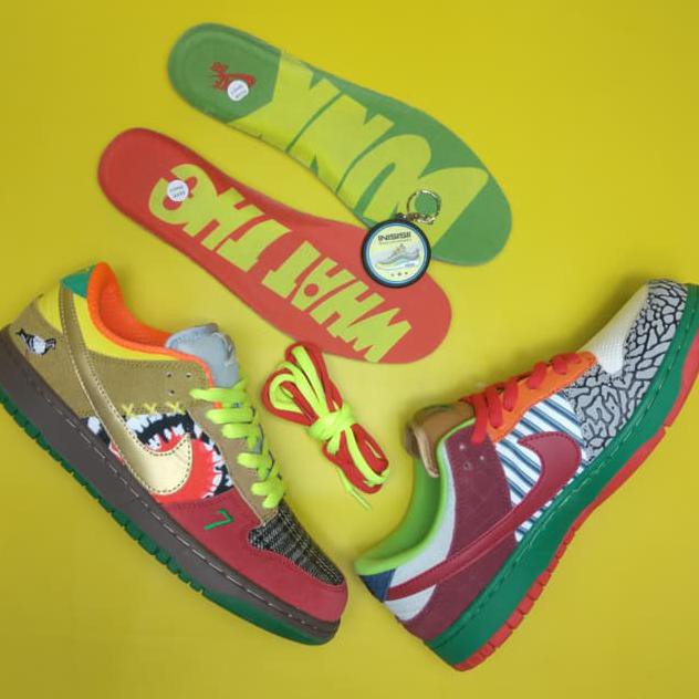 ★ BIG SALE SEPATU SNEAKER PRIA★ NIKE DUNK SB LOW "WHAT THE DUNK" ,SNEAKERS PRIA SEPATU WANITA