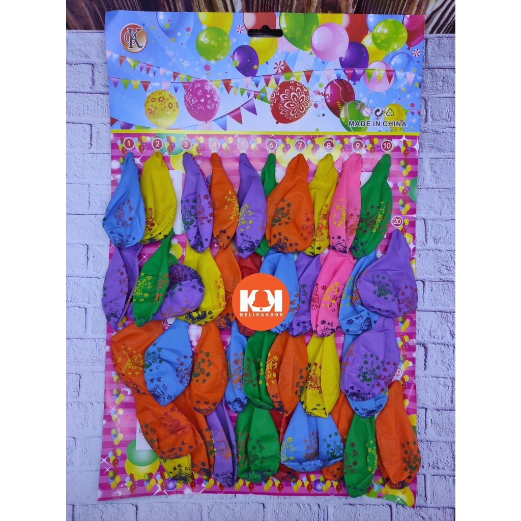 (40 PCS) BALON KARET LATEX MOTIF HAPPY BIRTHDAY / ULANG TAHUN / DORAEMON / POLKADOT LEMBAR ISI 40 PCS / BALON MOTIF / BALON ULANG TAHUN / BALON HAPPY BIRTHDAY / BALON DORAEMON / BALON POLKADOT / BALON TOTOL