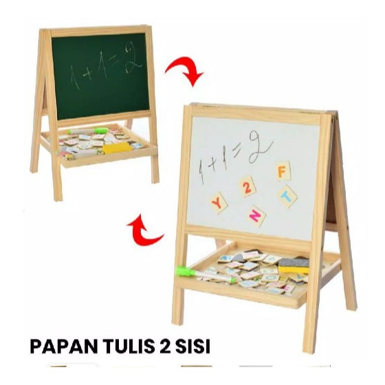 

Papan Tulis Magnet Whiteboard Dan Blackboard (papan EDUKASI)