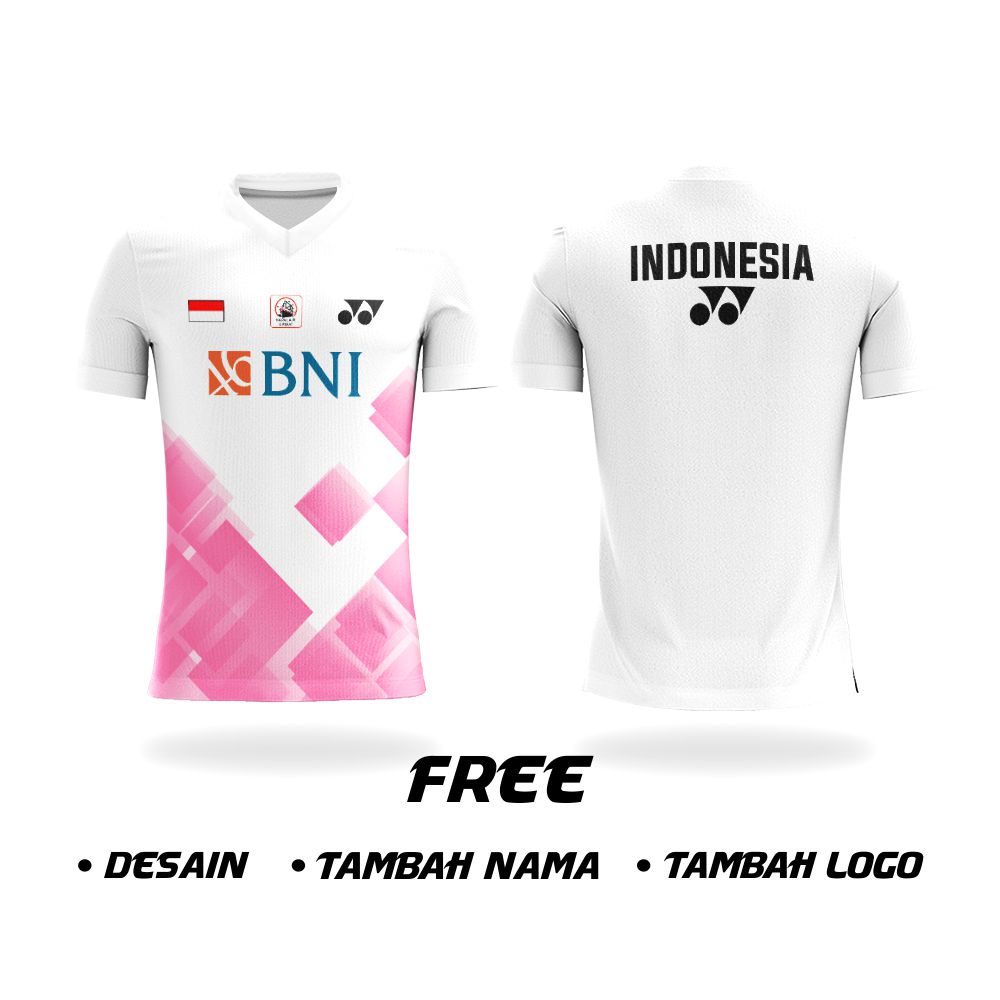 kaos jersey badminton sudirman cup 2021 bulu tangkis pakaian olahraga thomas cup custom full print y
