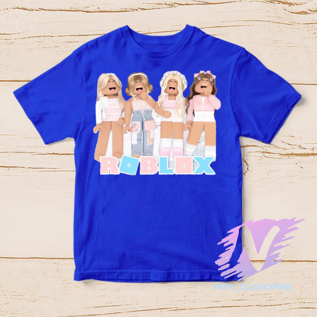 kaos roblox girl baju kaos anak roblok