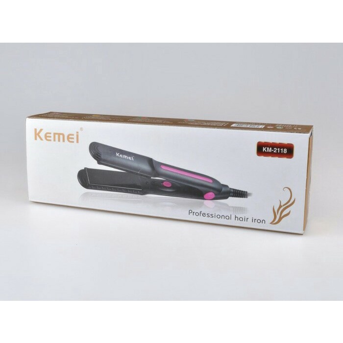 COD CATOK KEMEI KM 2118 CATOKAN RAMBUT ALAT PELURUS STYLING KEMEY WANITA