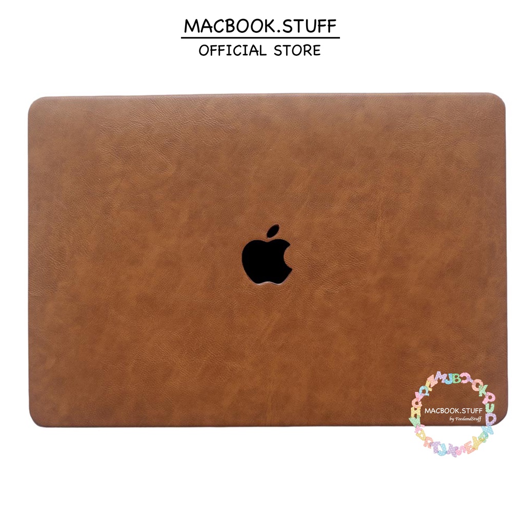 MACBOOK Case LEATHER HORSE CARAMEL NEW AIR PRO RETINA 11 12 13 14 15 16 INCH NON /  WITH CD ROOM / TOUCHBAR / TOUCH ID / M1 2020 2021 2022