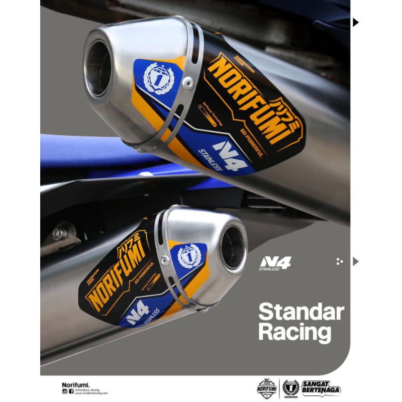 KNALPOT NORIFUMI N4 SS KLX150