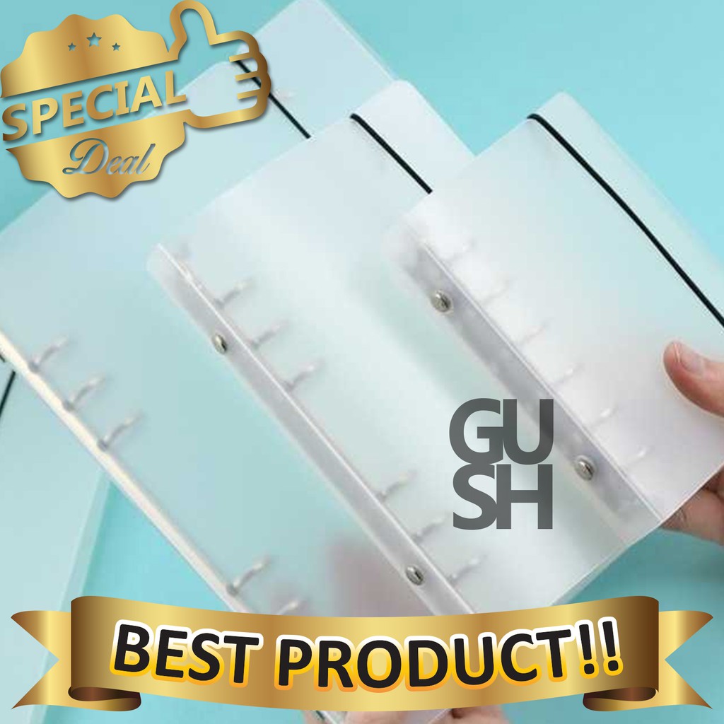 

Cover Binder Transparan Buku Catatan Jurnal Harian Clip Spiral