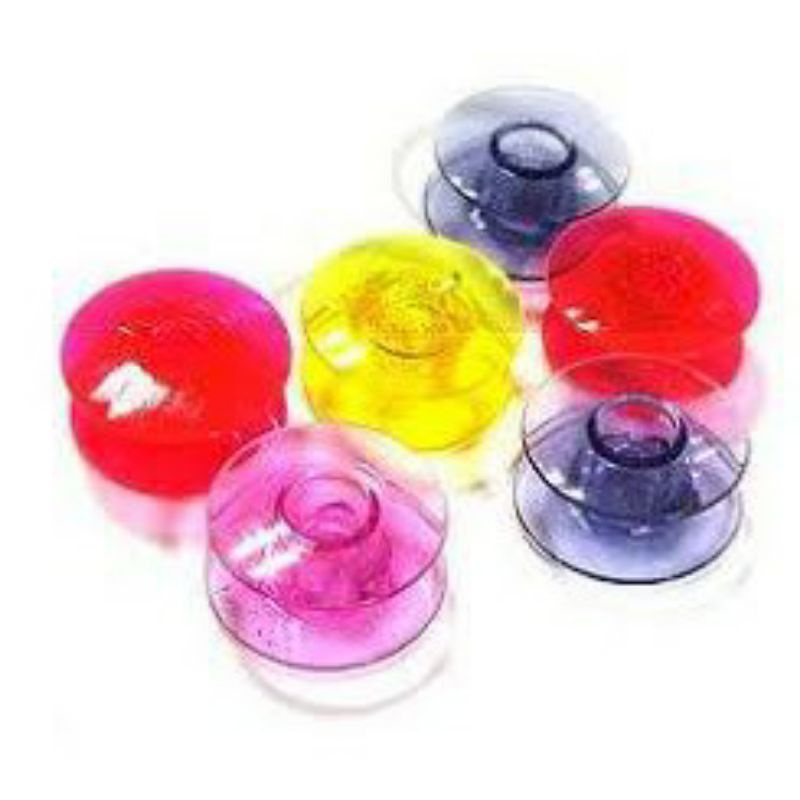 Bobbins  Spool  Bobbin Plastik Warna Warni Mesin jahit Portable-25PC