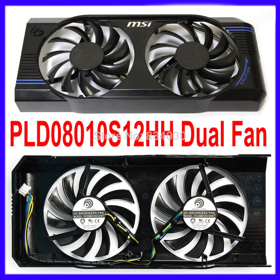 IMPORT Neue computador lufter ersatz twin frozr ii msi r7770 hd 7770 n460 n560 gtx graphics
