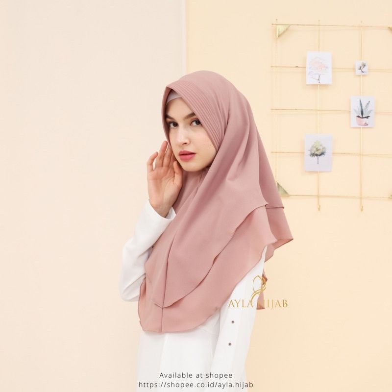 KHIMAR PET 2 LAYER / JILBAB DUA LAYER / JILBAB INSTAN / HIJAB INSTAN / JILBAB DAILY INSTAN / KERUDUNG INSTAN / JILBAB PET