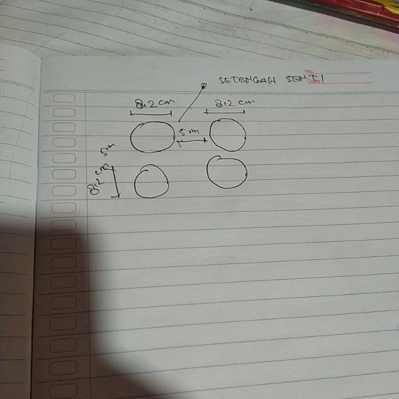 

2 pcs pisaupond custom uk 7x5x8 cm n lingkaran diameter 8,2 cm