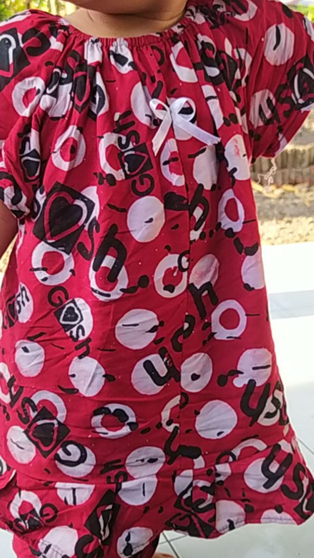 Setelan Anak/baju Tidur/baju Santai/baju Harian Anak/batik Anak/babydoll/stelan Usia 2 - 3,5 Tahun