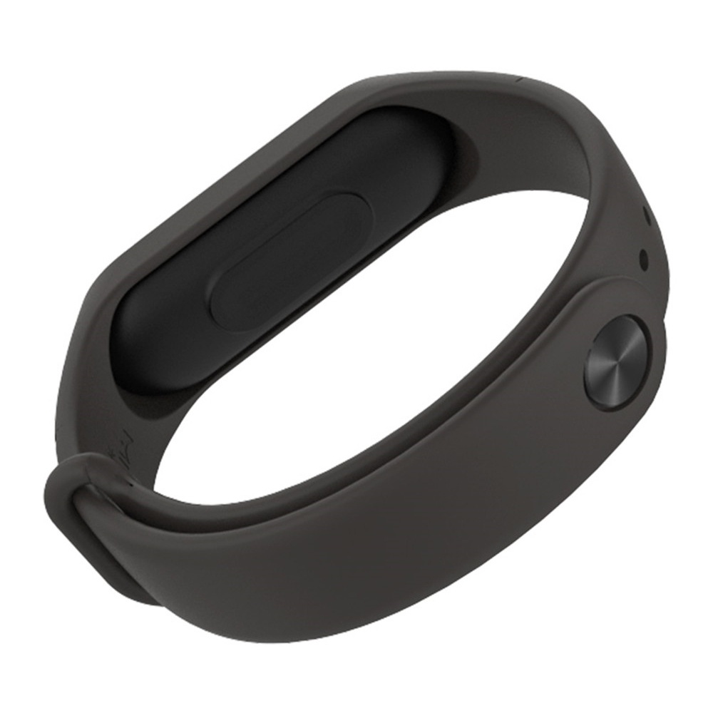 [GROSIR] Silicone Strap Watchband untuk Xia*mi Mi Band 3/4 (Replika 1:1) - Black