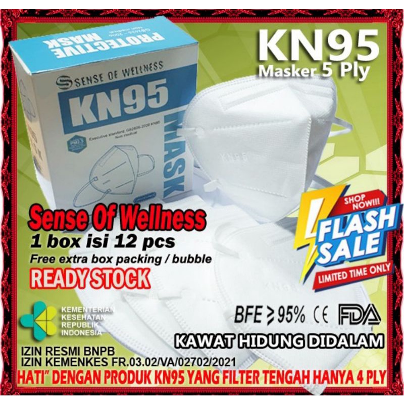 sense of wellness KN95 isi 12pcs