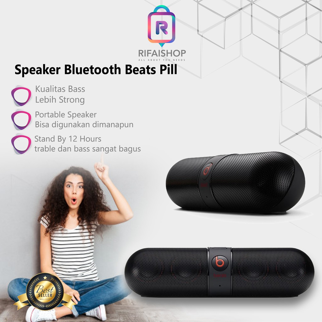 Speaker Bluetooth portable beats pill speker bluetooth aktif