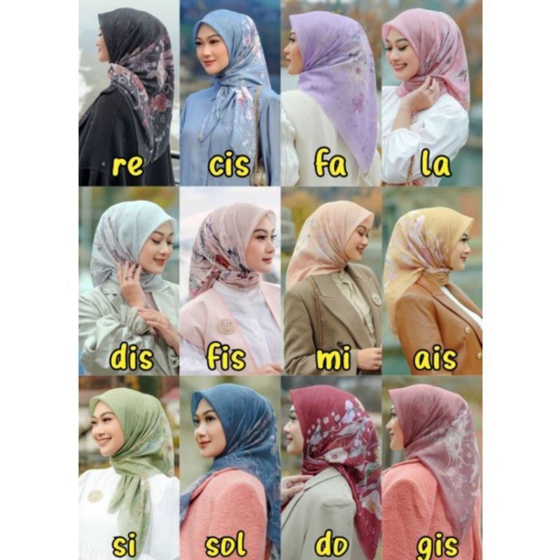 The Nada Series Scarf by Buttonscarves Buttonscarve / FREEBOOKED RE ( BLACK )