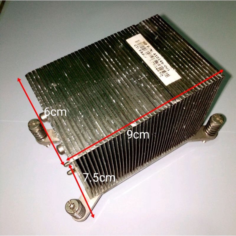 HEATSINK ALUMUNIUM TEMBAGA PENDINGIN ELEKTRONIK LAMPU HPL