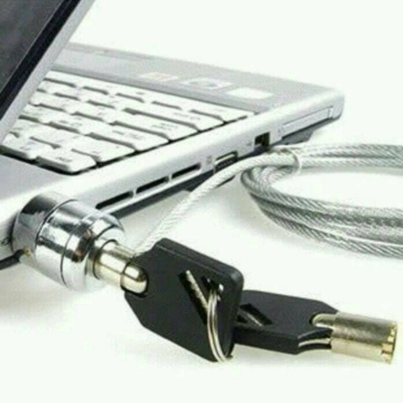 OBRAL!! Gembok pengunci laptop notebook lock kunci laptop komputer cpu BACA DESKRIPSI