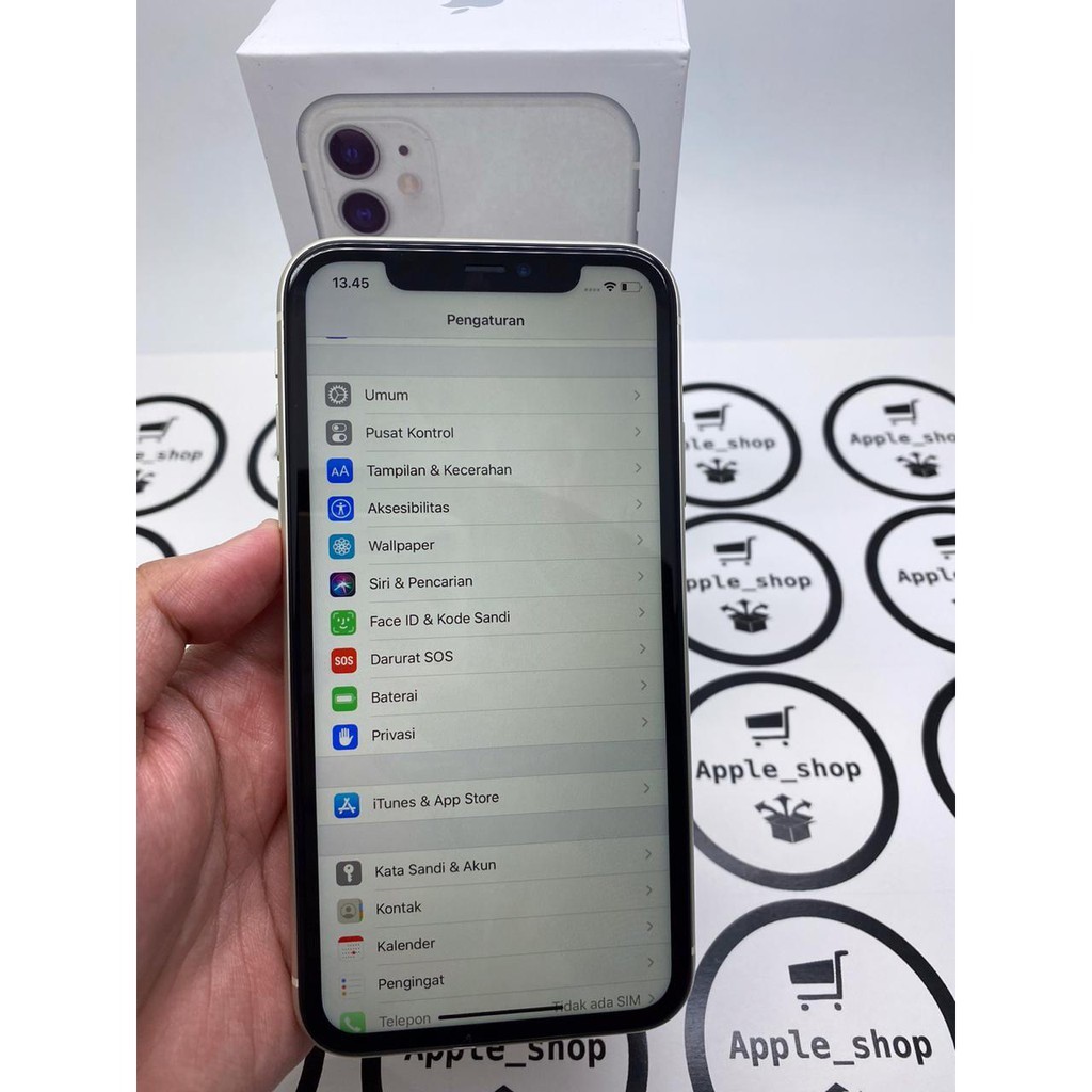 iphone 11 128gb white Lcd Original Mulus Original Bukan Refurbish / Rekondisi