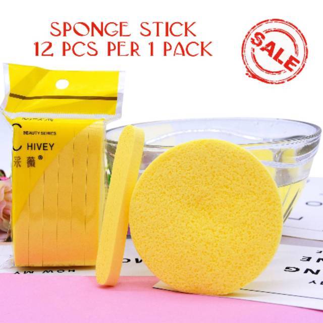 Busa facial make up spons sponge kentang 12 stick