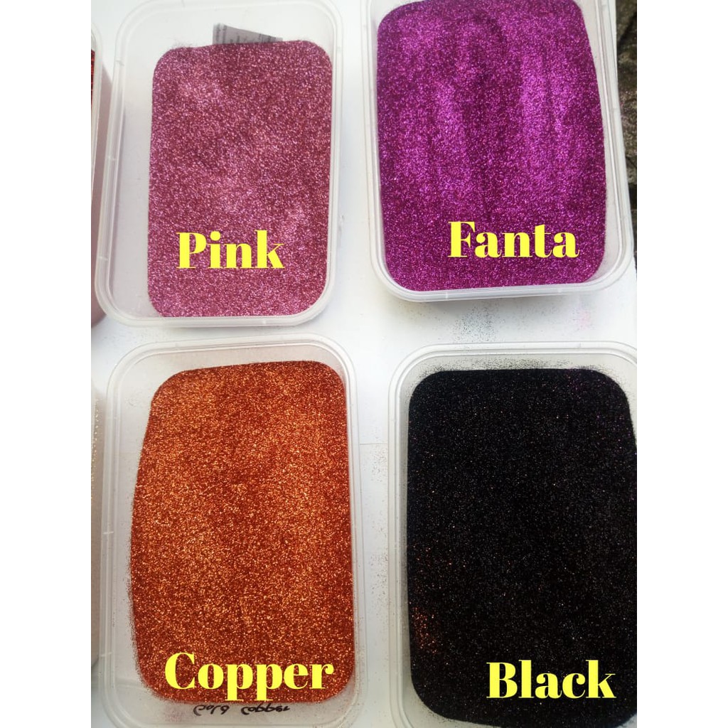 Serbuk Glitter 25gr/ Glitter Warna Warni/ Glitter Bubuk Powder/Glitter Henna, Slime