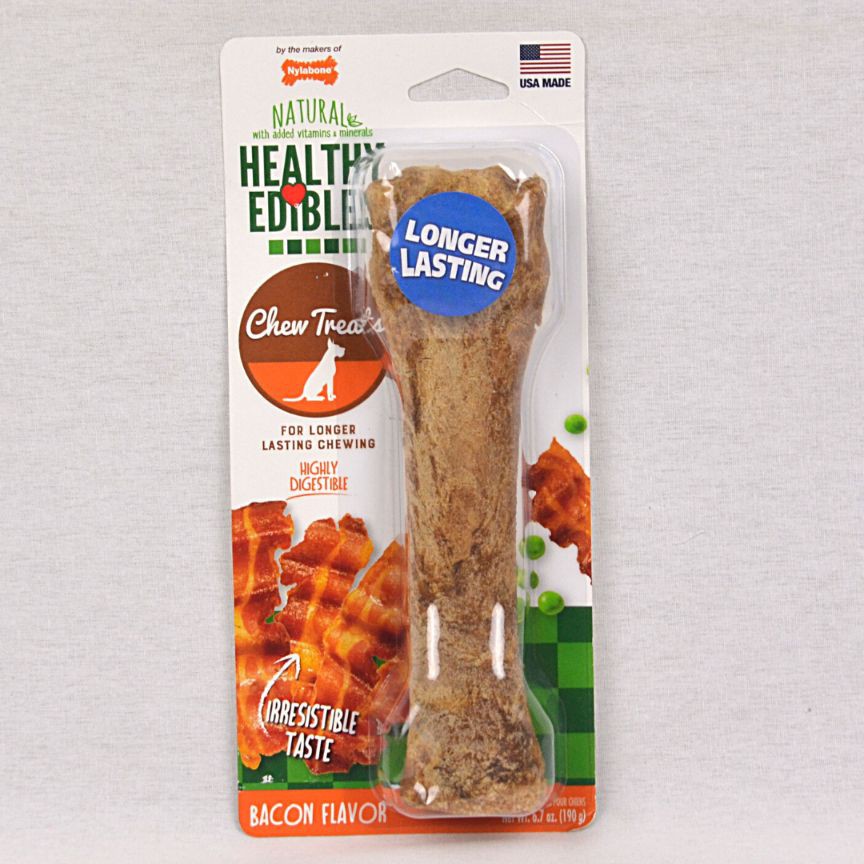 

NYLABONE Snack Anjing Healthy Edibles BACON Souper 190g