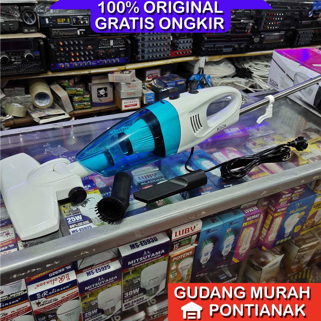 Vacum Cleaner Penyedot debu  Bolde Super Hoover Turbo Hand Vacuum Cyclone Power / Penyedot Debu Biru Bening Besih