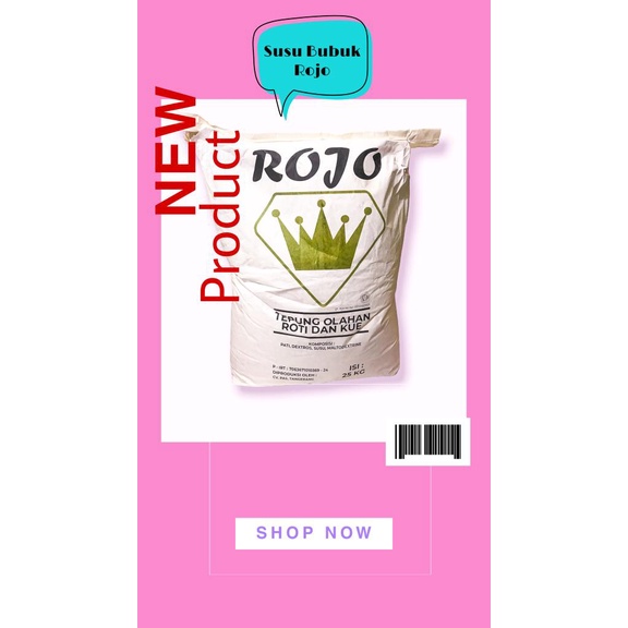 

Tepung Olahan Roti Dan Kue ROJO | Susu Bubuk | Tepung Premix | Repack