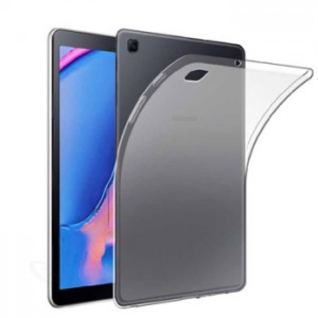 Jelly Soft TPU Ultrathin Clear Case Casing Samsung Galaxy Tab A 8.0 2019 with S-Pen P200 P205