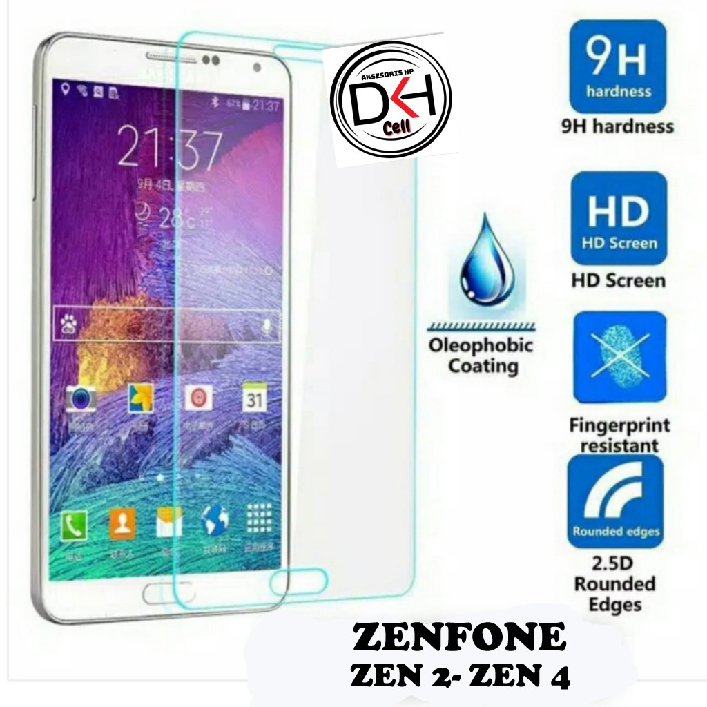 TG CLEAR kaca tempered glass  ASUS ZENFONE 2 3 4 LASER MAX DELUXE SELFIE PRO PLUS 5 INC 5.2 INC 5.5 