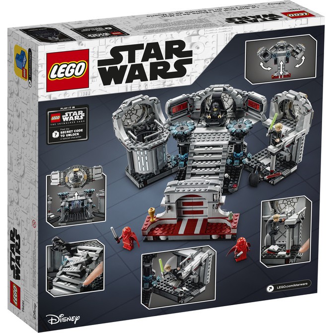 LEGO Star Wars 75291 Death Star Final Duel (775 Pieces) Mainan Anak Figur Tema Duel (9 Tahun +)