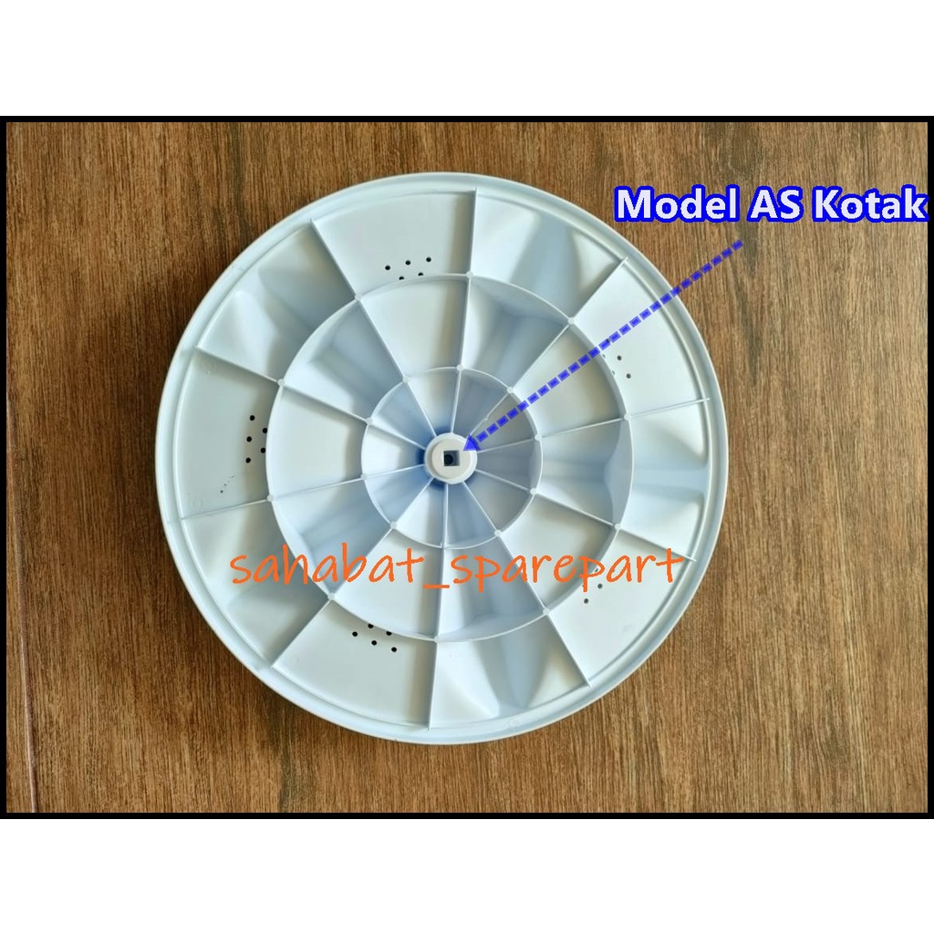 PULSATOR MESIN CUCI 2 TABUNG SANKEN DIAMETER 32 CM MODEL AS KOTAK ORIGINAL