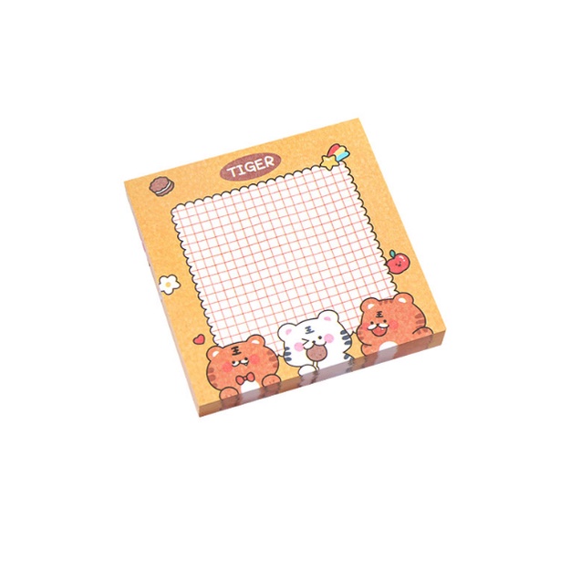

J2 - Sticky notes tiger king lucu Memo note tempel