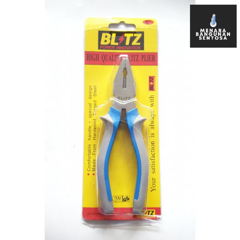Tang Kombinasi Blitz Crome 6&quot; / Combination Plier Chrome