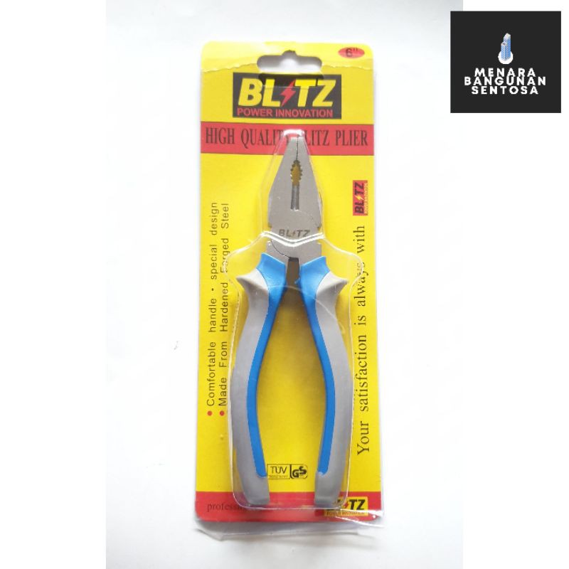 Tang Kombinasi Blitz Crome 6&quot; / Combination Plier Chrome