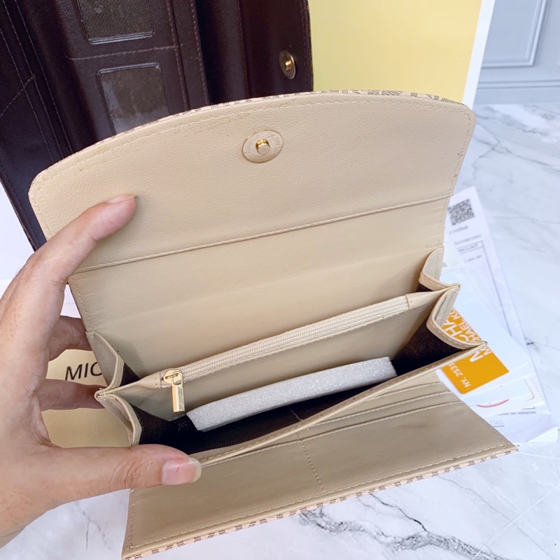 Dompet wanita MK TUTUP OVAL PREMIUM FREE BOX + PAPERBAG