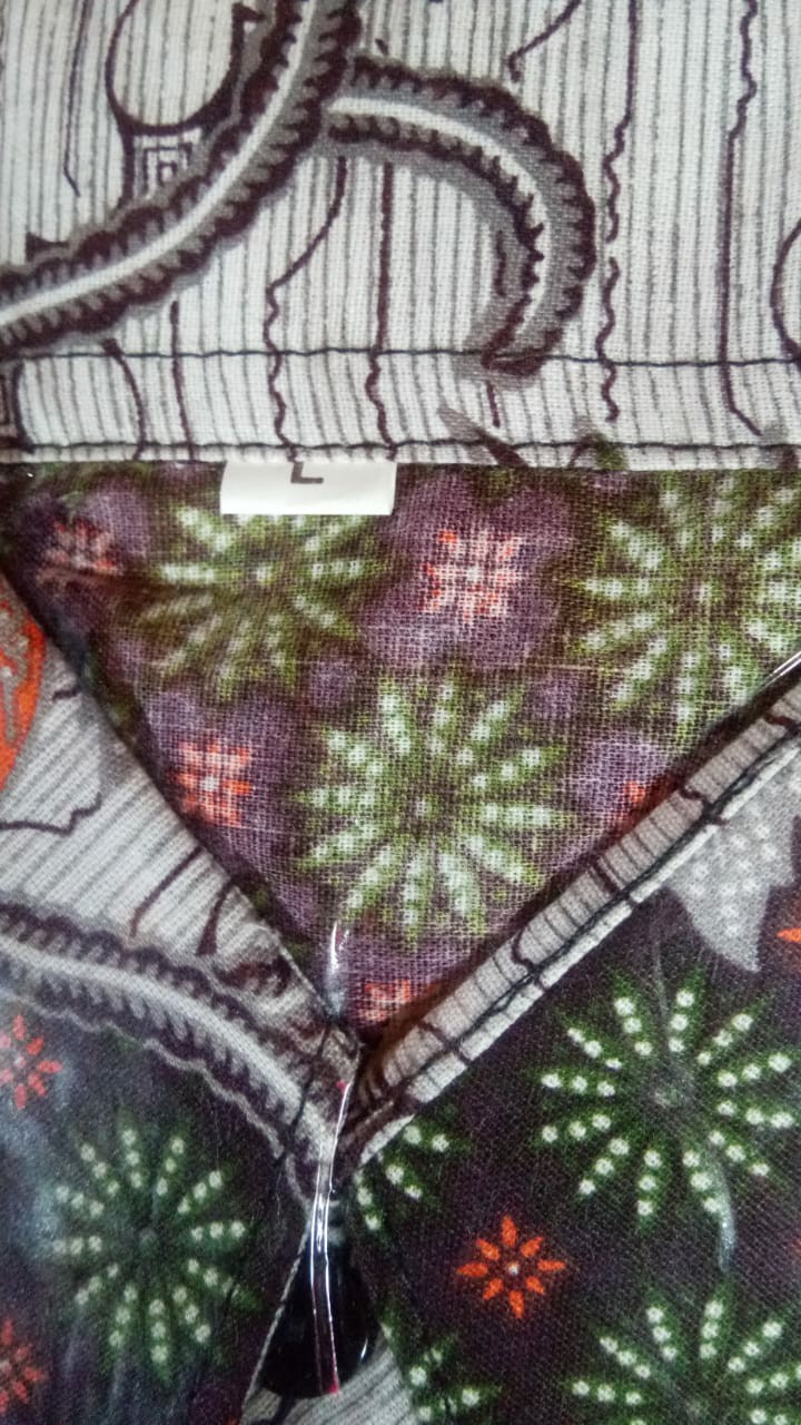 Batik Couple Gamis Couple Sriwedari Maxi Bumil / Busui Katun Halus Allsize Terbaru Termurah