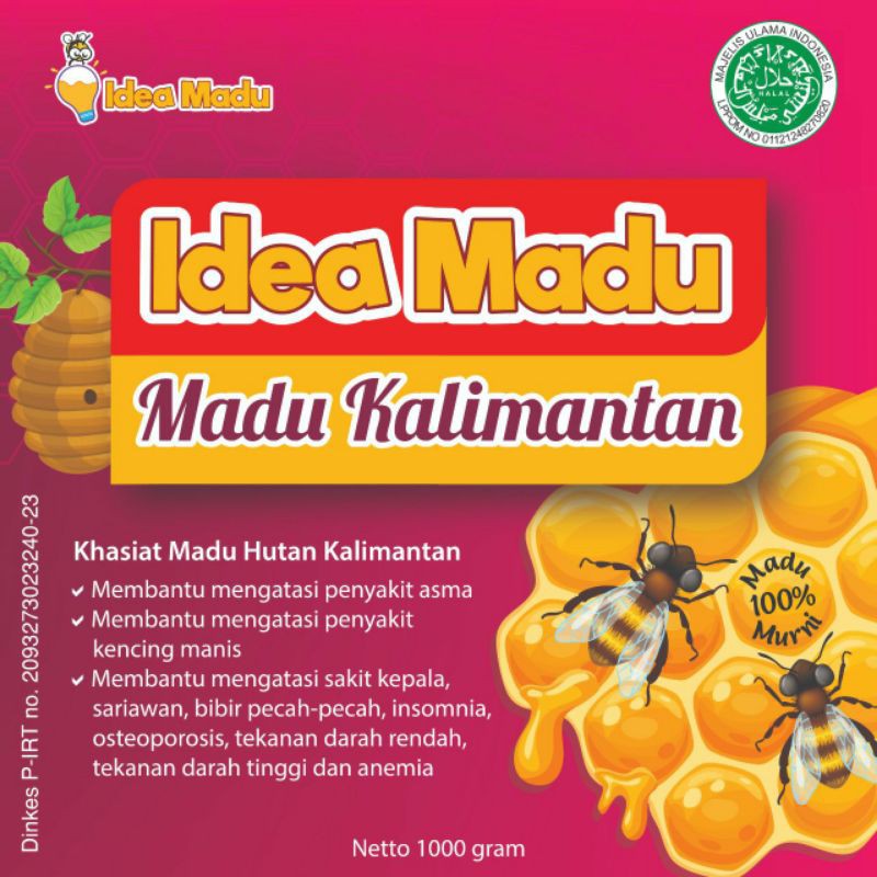 

250gr Idea Madu Murni Kalimantan