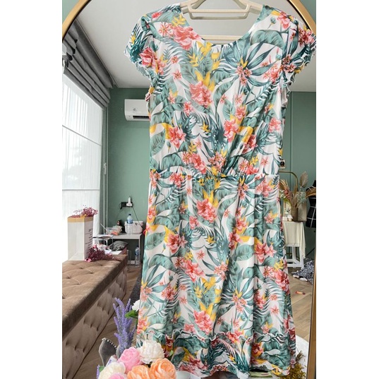 TMT flora midi dress