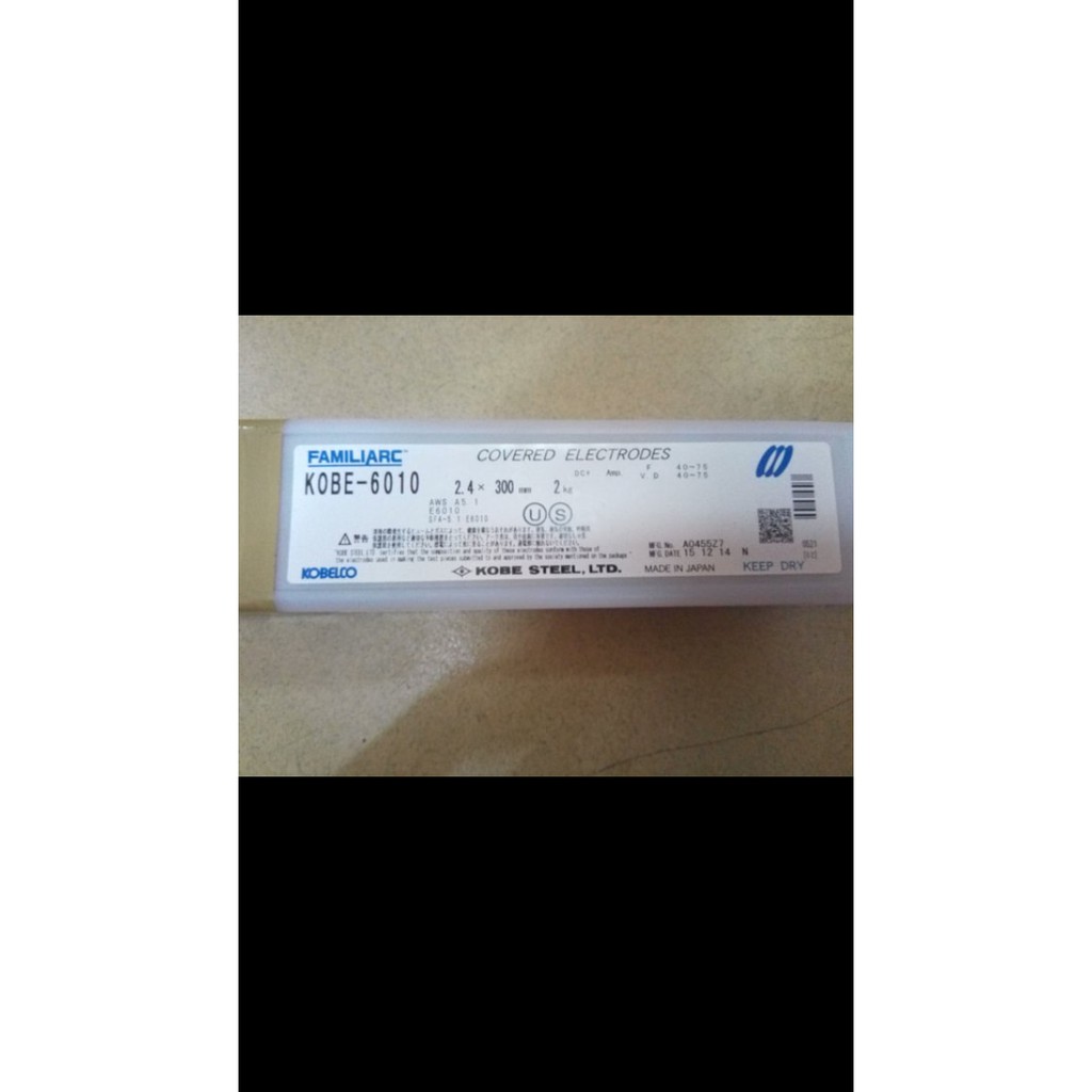 Kawat Las Familiarc KOBE - 6010 Covered Electrodes Size 2.4 x 300 mm 2