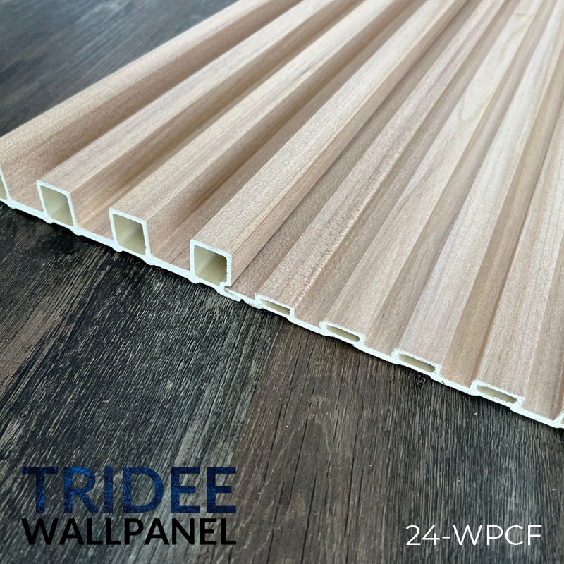 FLUTED WOOD PANEL WPC 24MM | TRIDEE WALLPANEL