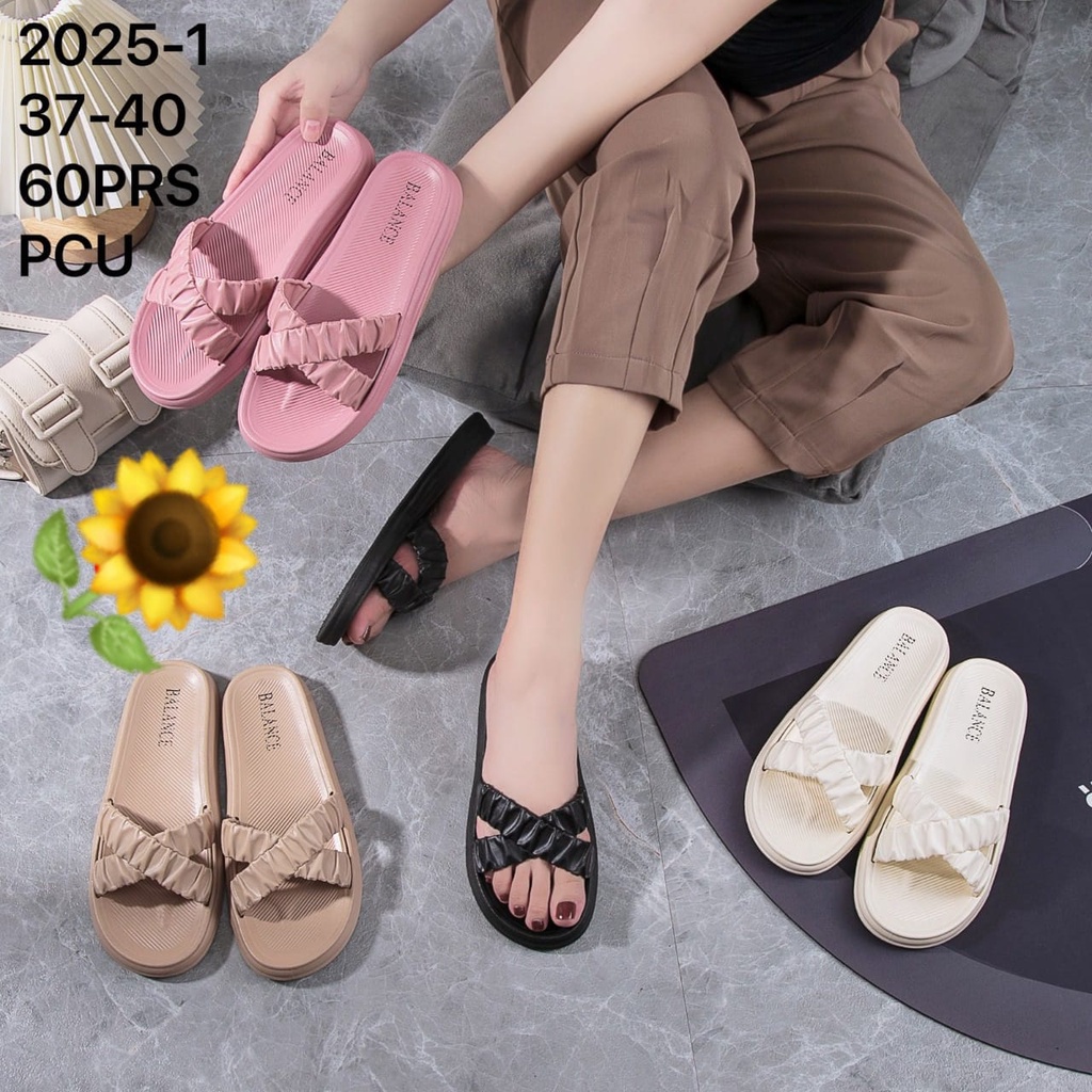 Sandal Karet Jelly Wedges Wanita import Model Terbaru Original Kekinian by AGUNG STYLE Balance 2025-1